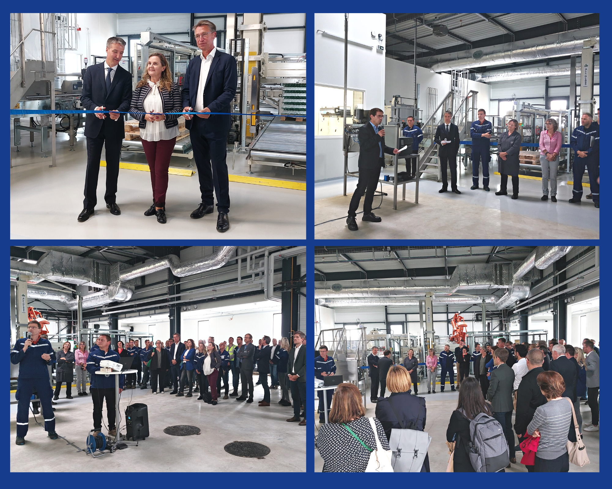 Einweihung der neuen Silikonisierungswerkstatt von SGD Pharma 