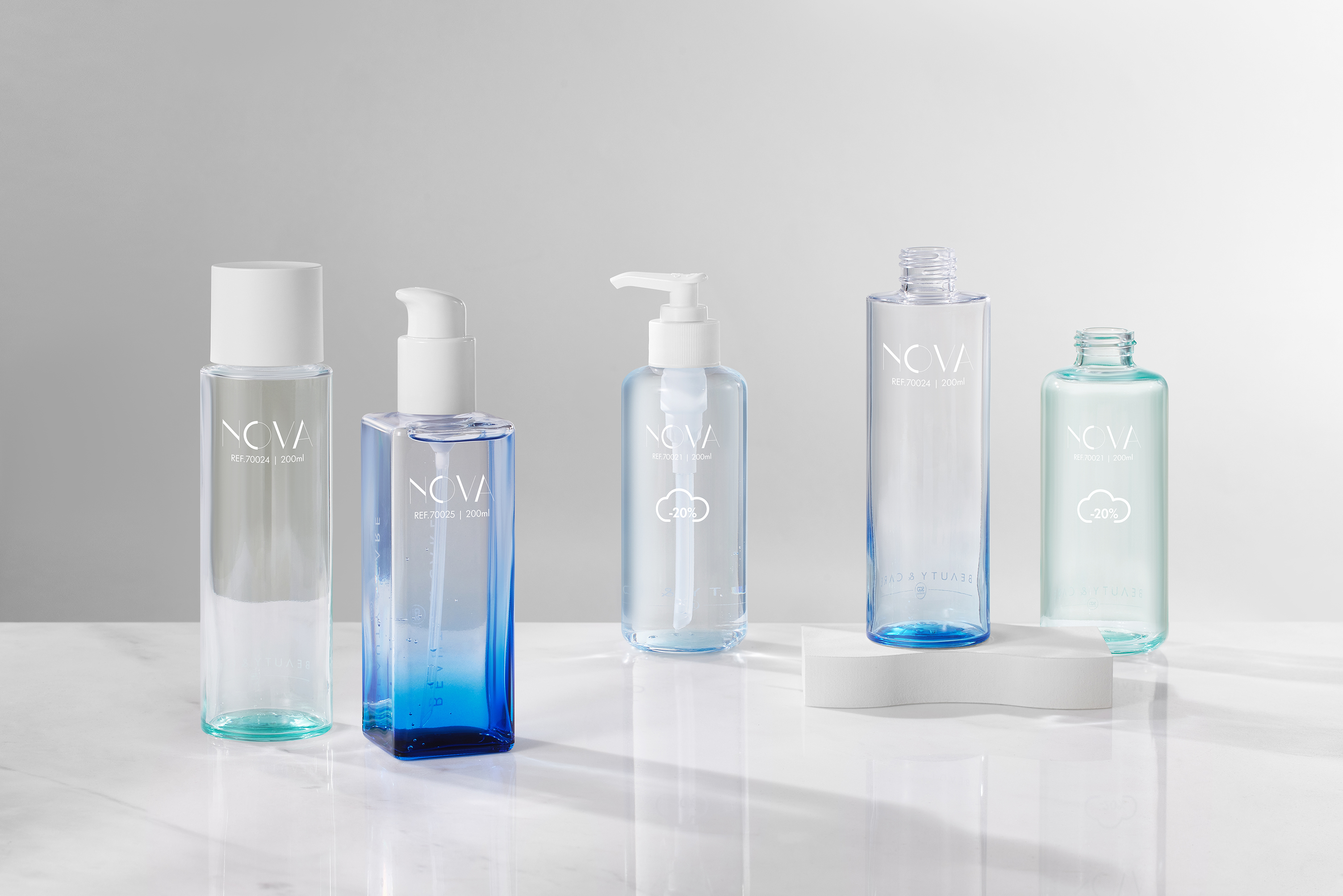 SGD Pharma unveils NOVA lightweight glass bottle packaging innovation, addressing the commitment to environmental responsibility from cosmetic and beauty brands Paris