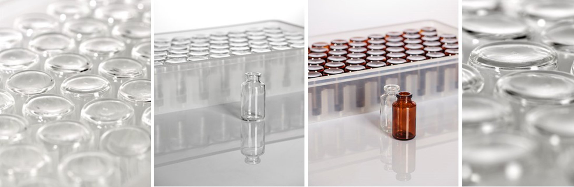 Type I molded glass vials