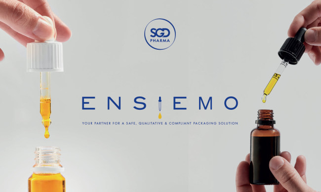 SGD Pharma – Flacons compte-gouttes en verre – Ensiemo – brochure